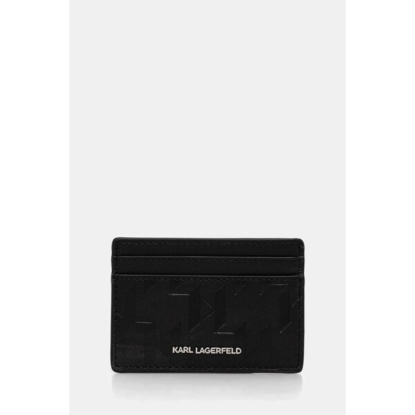 Kožené puzdro na karty Karl Lagerfeld K/IKON 63250602