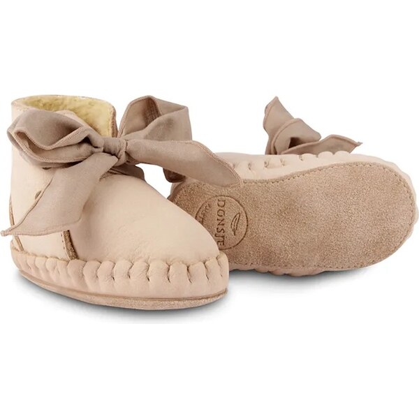 Kožené topánky pre bábätká Donsje Pina Organza Booties 61016930