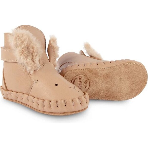 Kožené topánky pre bábätká Donsje Kapi Exclusive Booties Fluffy Bunny 57016567