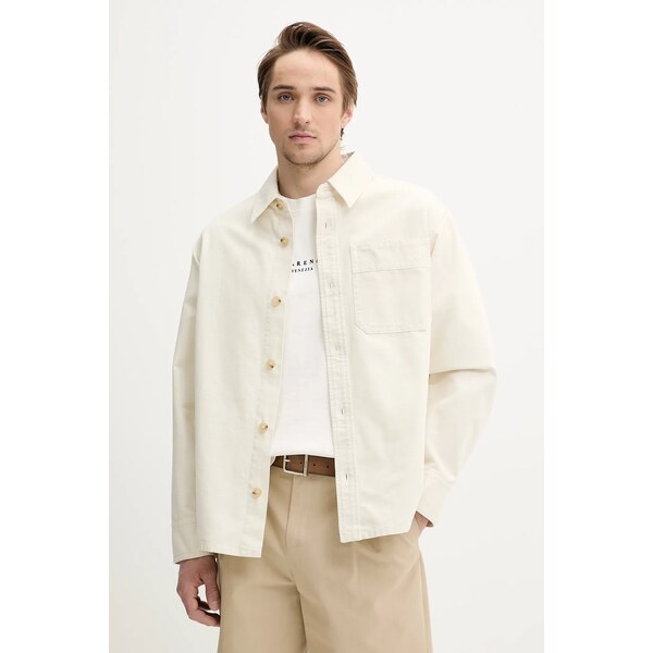 Bavlnená košeľa A.P.C. surchemise basile brodee poitrine 63300859