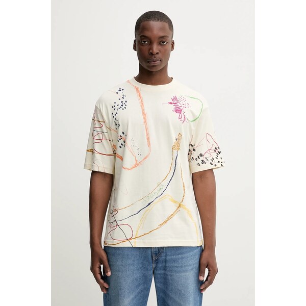 Bavlnené tričko Desigual JHON 64857547