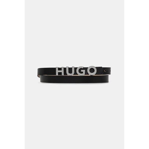 Kožený opasok HUGO Zula Belt 1,5cm 61872241