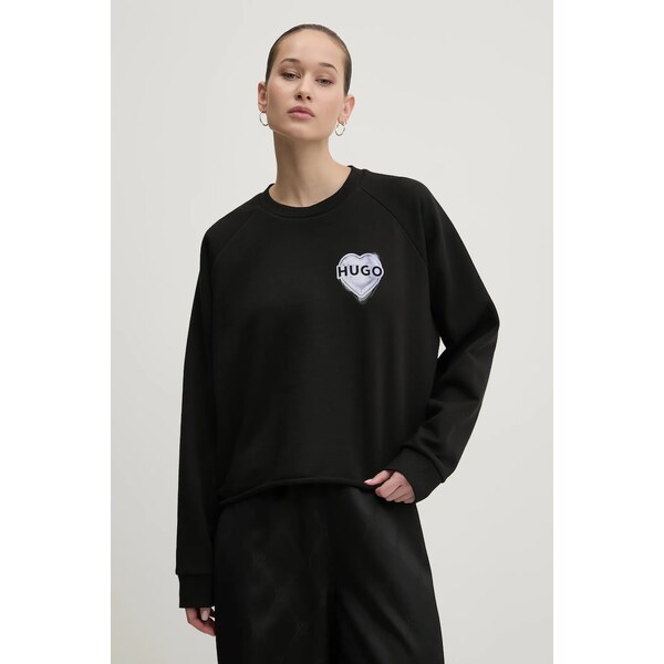Bavlnená mikina HUGO 61923579