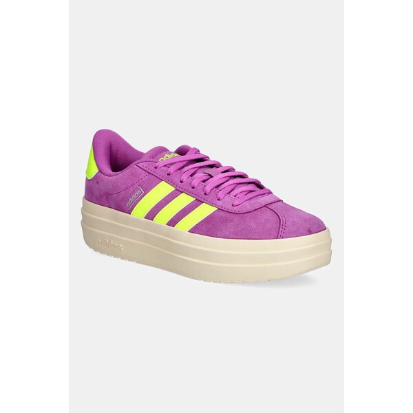 Semišové tenisky adidas VL Court Bold 61988872