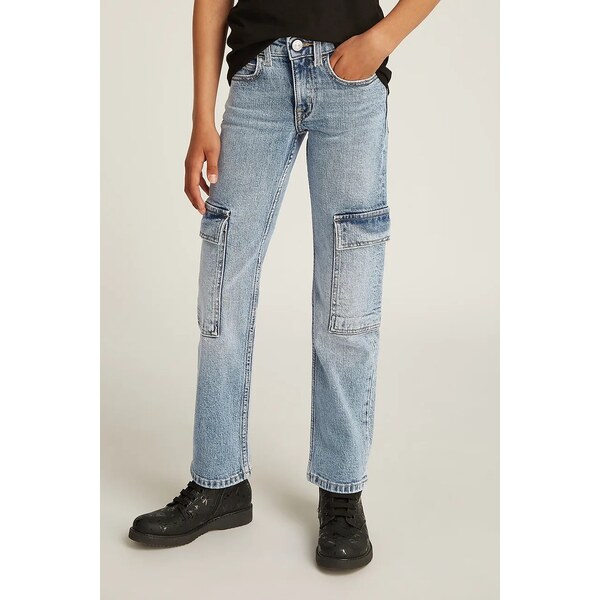 Detské rifle Calvin Klein Jeans MR STRAIGHT 61989075