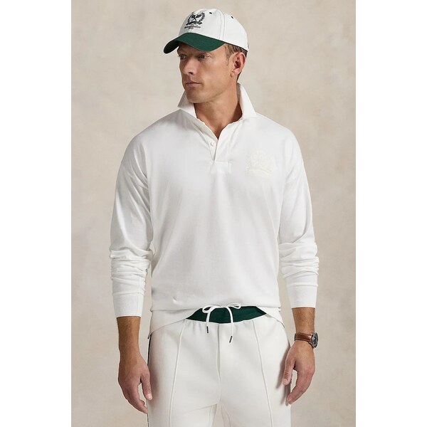 Bavlnené tričko s dlhým rukávom Polo Ralph Lauren Wimbledon Collection 63676320