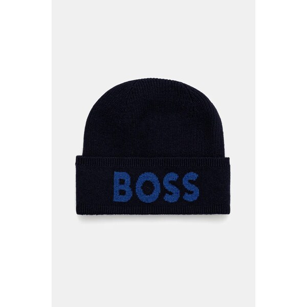 Čiapka s prímesou vlny BOSS 57671432