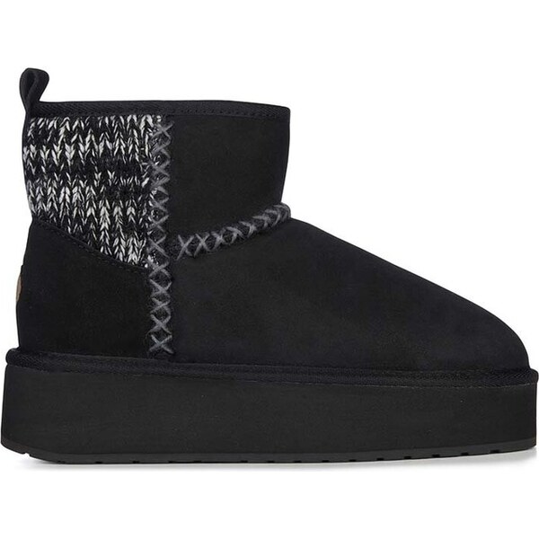 Semišové snehule Emu Australia Stinger Knit Flatform 57761567