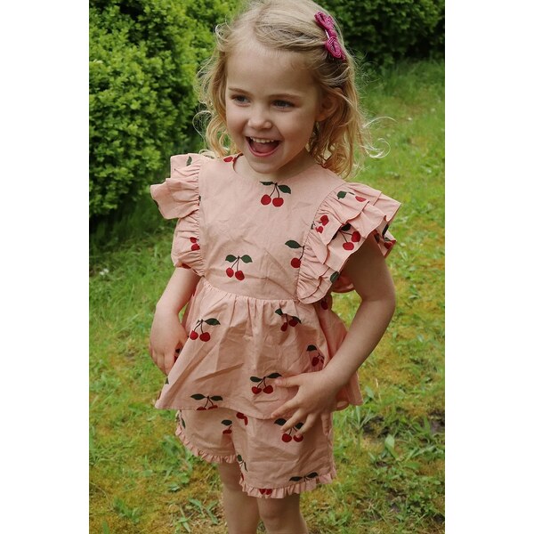 Detská bavlnená blúzka Konges Sløjd VERBENA TOP GOTS 62118215