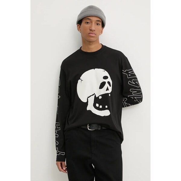 Bavlnené tričko s dlhým rukávom HUGO 57883050