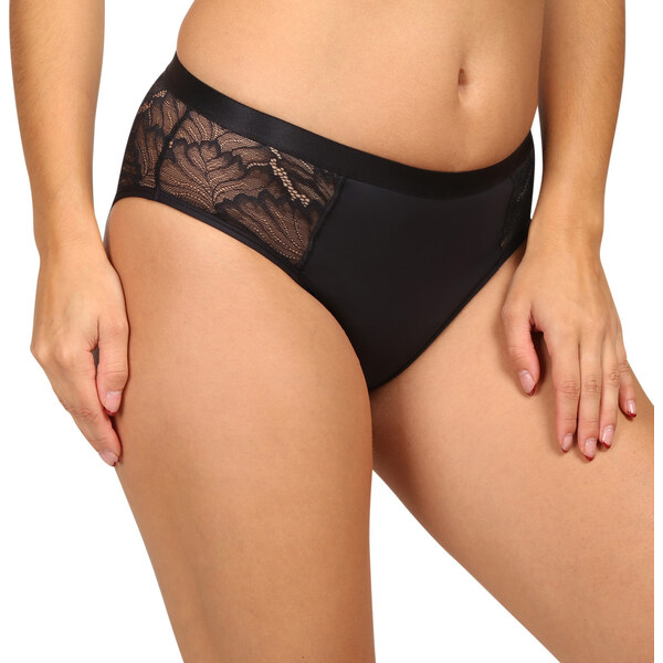 Menštruačné nohavičky Love Luna black LUXE Lace Midi BRIEF (LLUWLAMI) 64014761