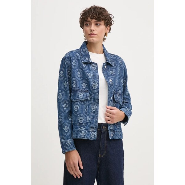 Rifľová bunda Pepe Jeans LOA JACQUARD 57850177