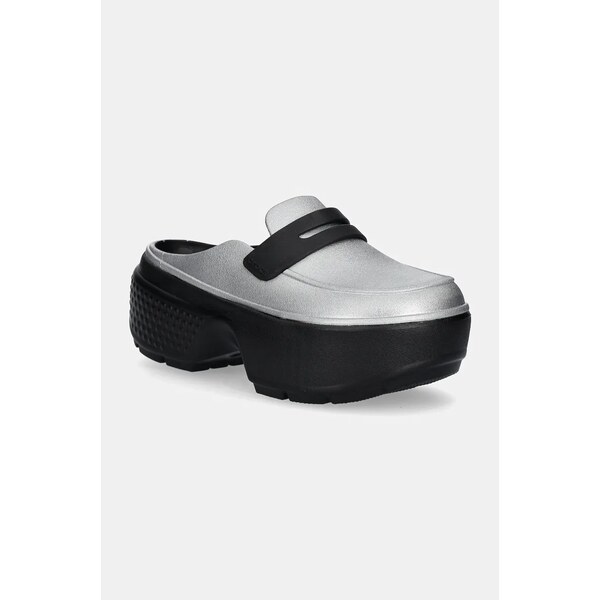 Šľapky Crocs Stomp Metallic Loafer Clog 60189368