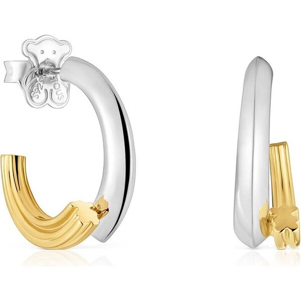 Strieborné pozlátené náušnice Tous 1950 64312761