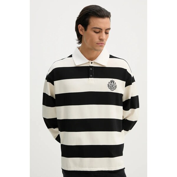 Bavlnené tričko s dlhým rukávom The Kooples 58160687