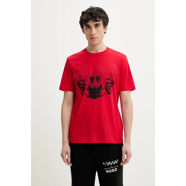 Bavlnené tričko HUGO Durro 62404048