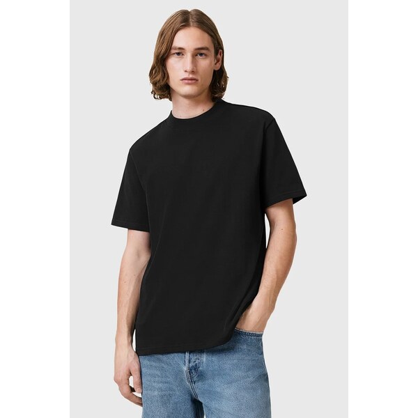 Bavlnené tričko AllSaints NERO 63996561