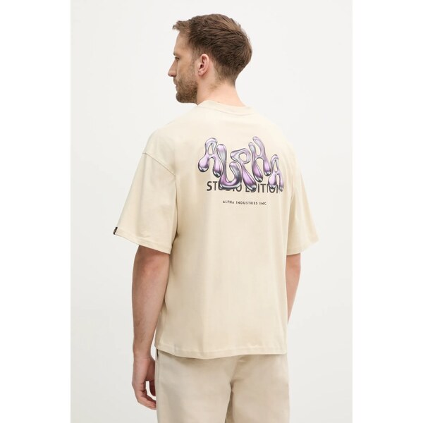Bavlnené tričko Alpha Industries Studio Edition BP T 62466127