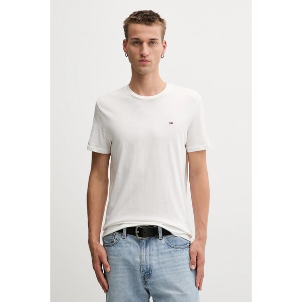 Bavlnené tričko Tommy Jeans 3-pak 64896246