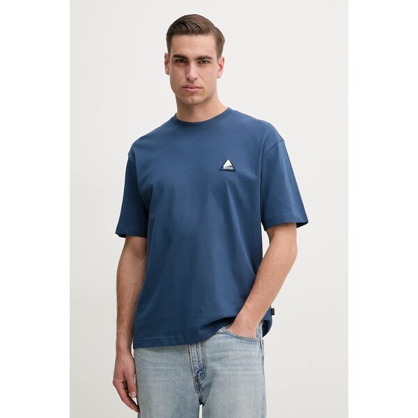 Bavlnené tričko BOSS Orange 63051691