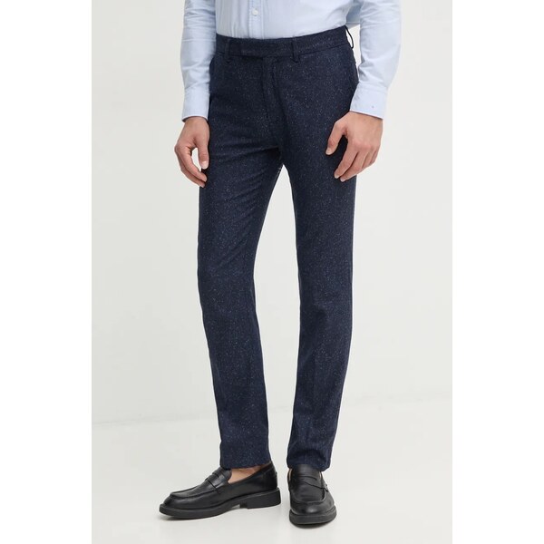 Nohavice s prímesou vlny Tommy Hilfiger 58336859