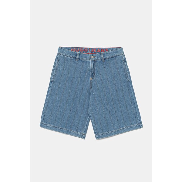 Detské rifľové krátke nohavice HUGO 62410767