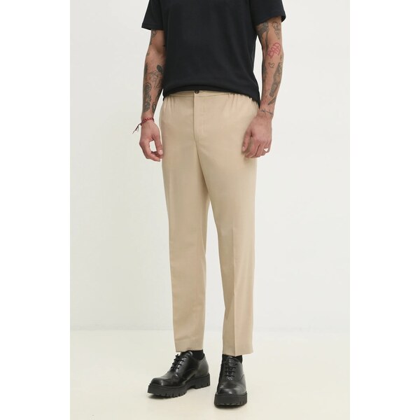 Nohavice s prímesou vlny HUGO 62438086