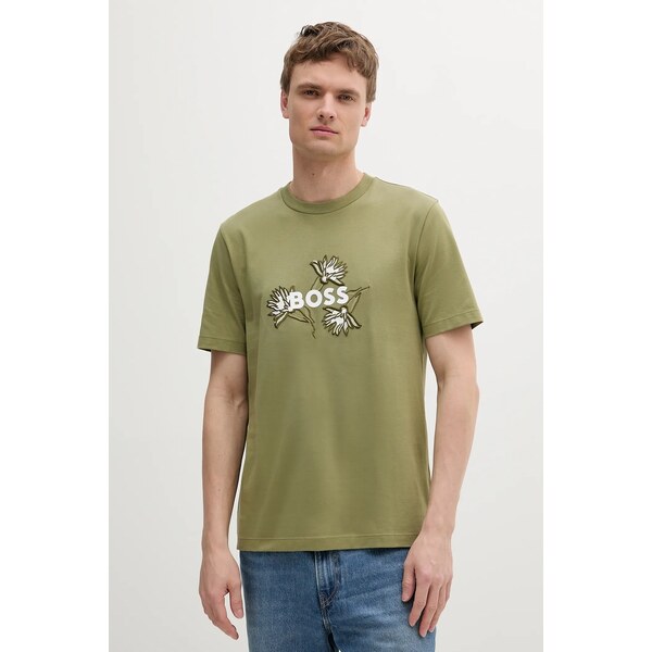 Bavlnené tričko BOSS 63368224