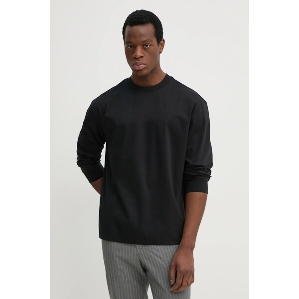 Bavlnené tričko s dlhým rukávom BOSS C-Tubby 11 62458929