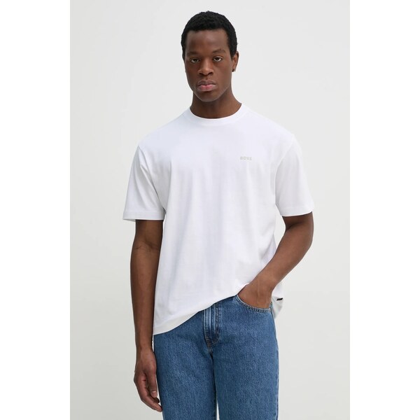 Bavlnené tričko BOSS Orange 62458958