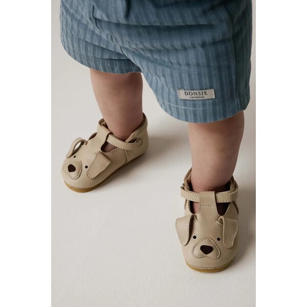 Kožené topánky pre bábätká Donsje Spark Special Shoes Golden Retriever 62459081