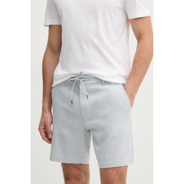 Ľanové šortky BOSS 62459023