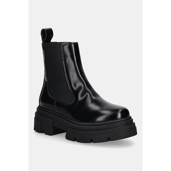 Kožené topánky chelsea Tommy Hilfiger TH SHINY LEATHER CHELSEA 65043782