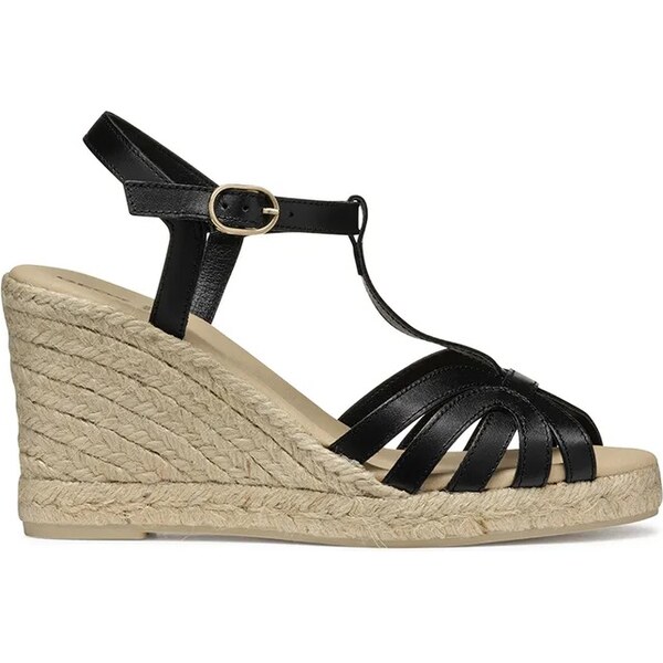 Kožené espadrilky Geox D GELSA 62478655