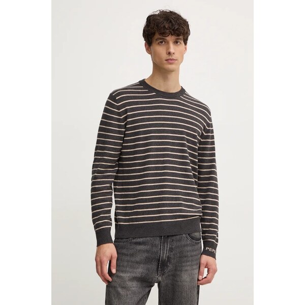 Sveter s prímesou vlny Pepe Jeans NEW ANDRE STRIPES 58987517
