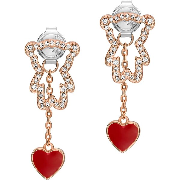 Pozlátené náušnice Emporio Armani 58987761