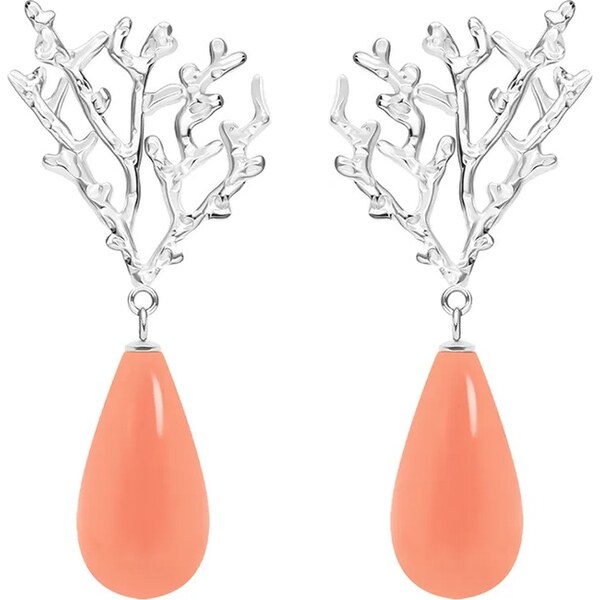 Postriebrené náušnice Lilou 63905528