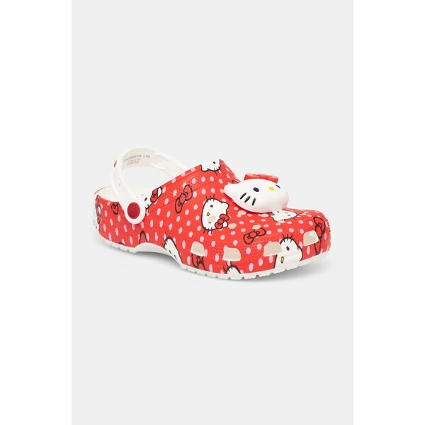 Šlapky Crocs Classic Hello Kitty Red Clog 58367813