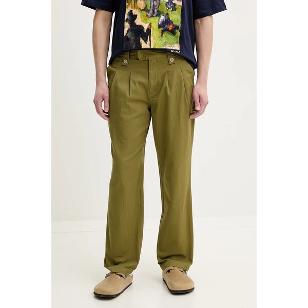 Bavlnené nohavice Desigual BANKER 64324898