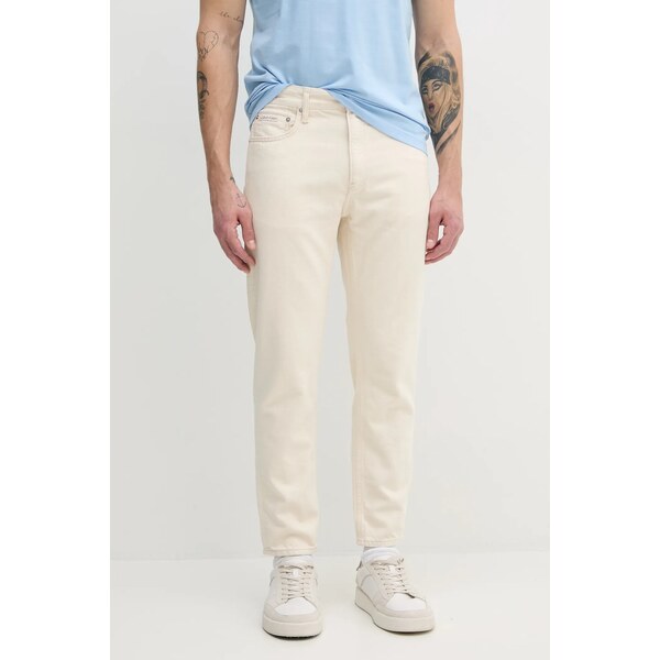 Džínsy s prímesou ľanu Calvin Klein Jeans 62622407