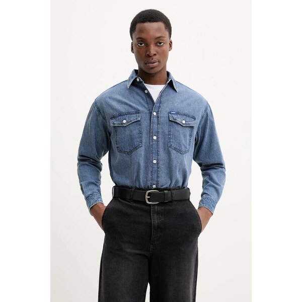 Bavlnená košeľa Hugo Blue 62672258