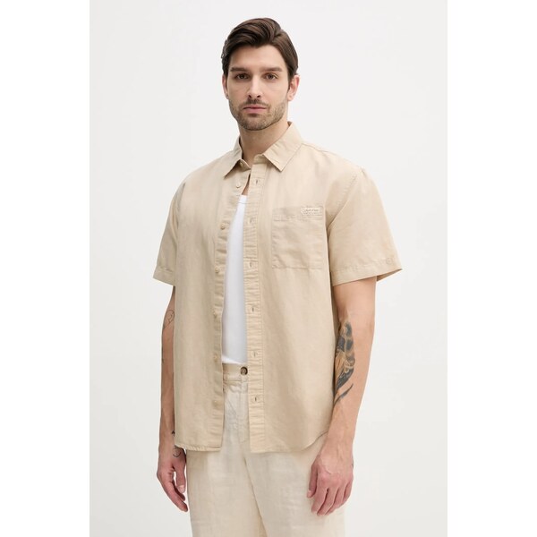 Ľanová košeľa Calvin Klein Jeans 62622572