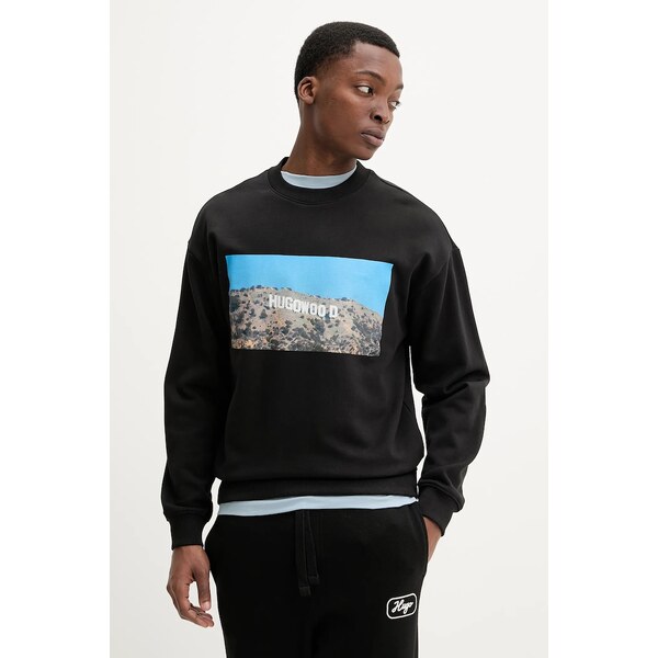 Bavlnená mikina HUGO 62657363