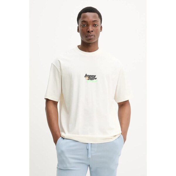 Bavlnené tričko Hugo Blue 62673168