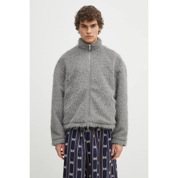 Bunda MKI MIYUKI ZOKU Faux Alpaca Track Jacket 63658788