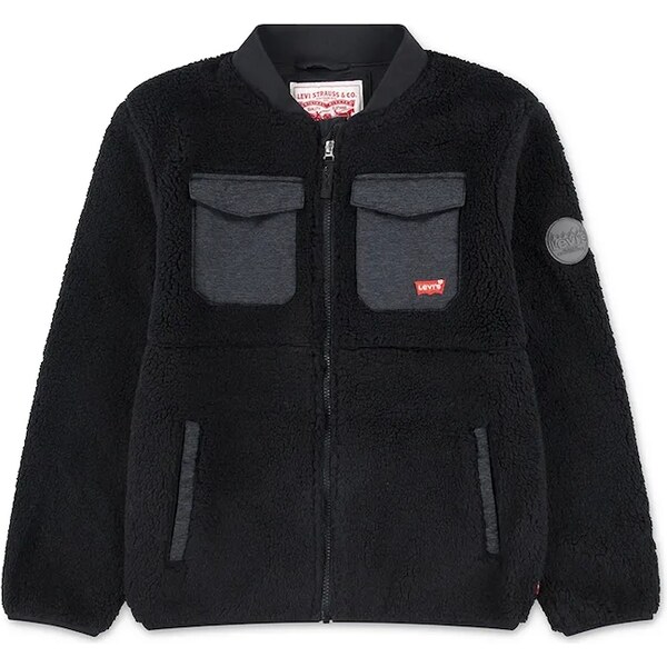 Detská bunda Levis UTILITY PKT SHERPA JKT 65120703
