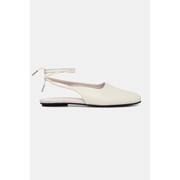 Kožené balerínky Calvin Klein BALLERINA SLING BACK LTH 64103418