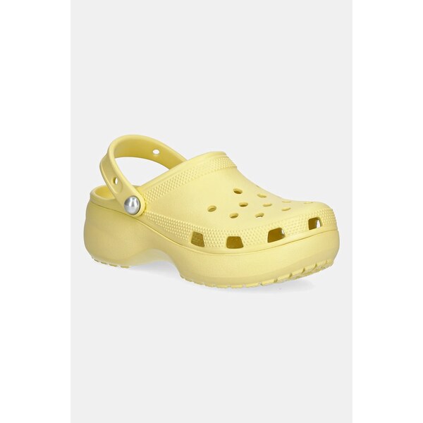 Šľapky Crocs Classic Platform Pearl Clog 64103524