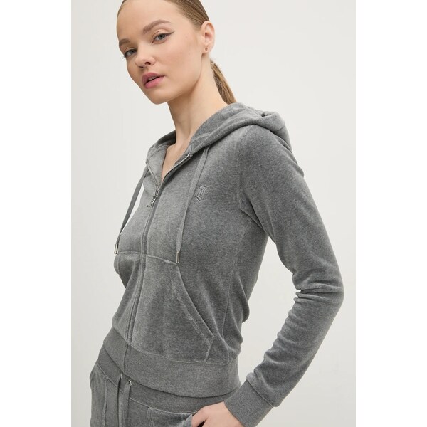 Velúrová mikina Juicy Couture ROBERTSON CLASS 60319830