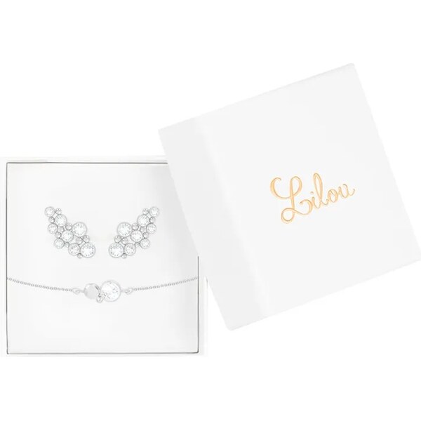 Náramok a náušnice Lilou Sparkling 60320204